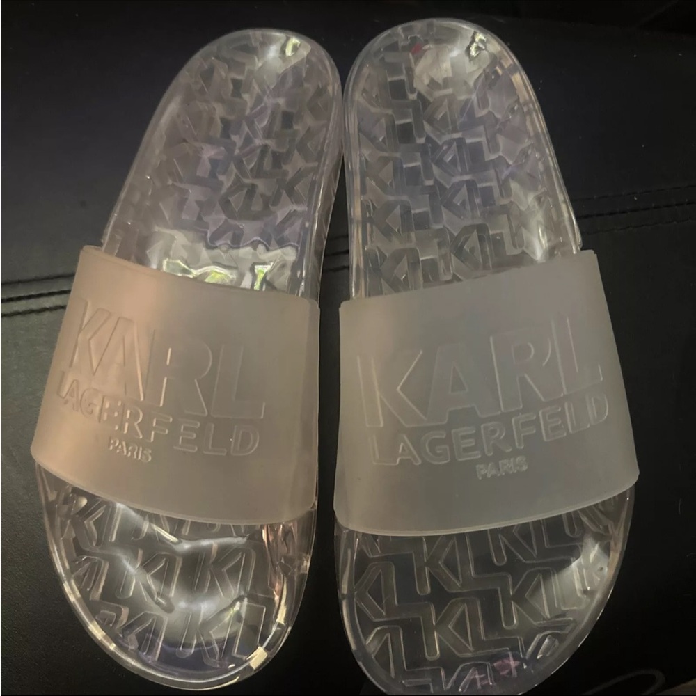 Karl Lagerfeld Jelly Slides Size 6